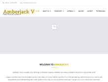 Tablet Screenshot of amberjackv.com